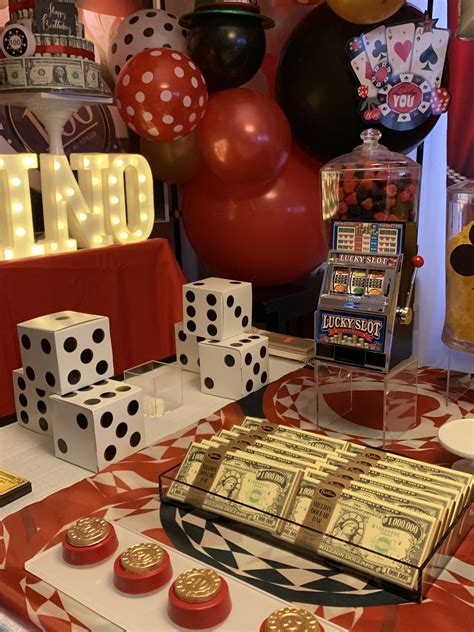 casino birthday theme